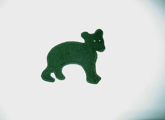 Applikation, kleiner Bär Applikation, kleiner Bär